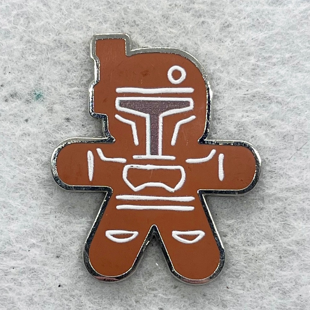 🔮 5/$25 Star Wars Disney Gingerbread Mystery Collection Boba Fett Pin